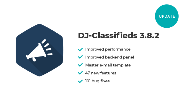 DJ-Classifieds 3.8.2 with improved performance, upgraded control panel + 47 new features