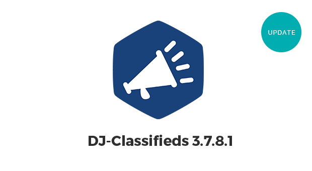 New DJ-Classifieds 3.7.8.1 update with minor fixes