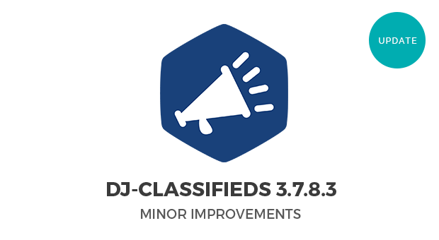 DJ-Classifieds 3.7.8.3 release brings a set of useful improvements