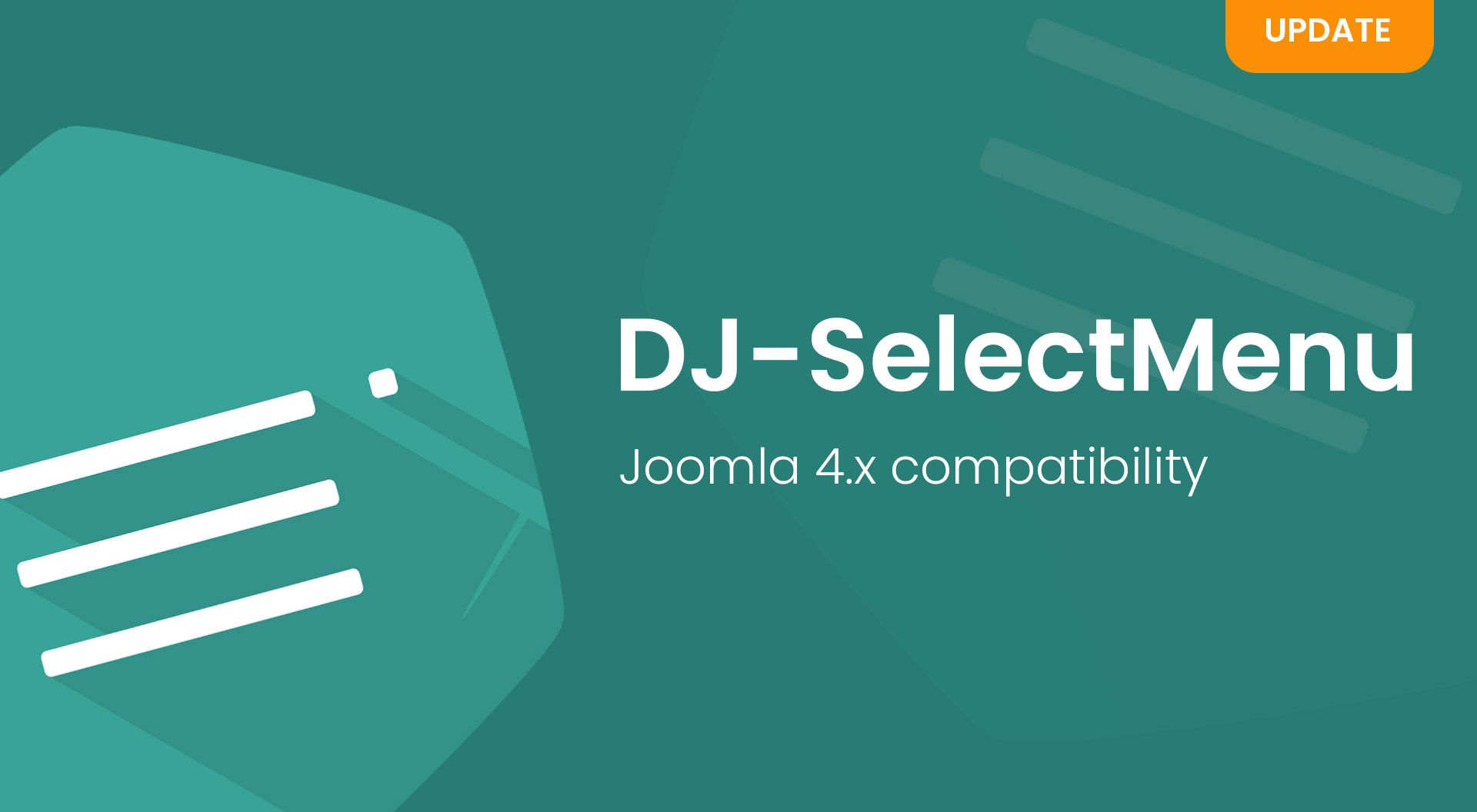 [UPDATE] DJ-SelectMenu: free Joomla menu extension compatible with Joomla 4.x