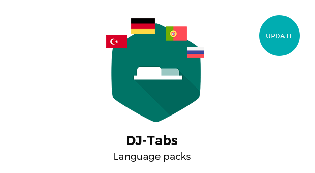 Updated language packs for DJ-Tabs ver. 2.0