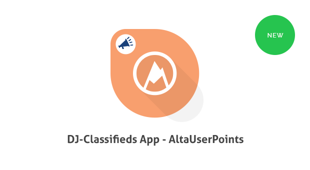 Alta User Points App for DJ-Classifieds