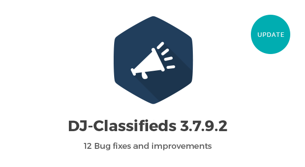 DJ-Classifieds 3.7.9.2 update released with a bunch of bug fixes and improvements.