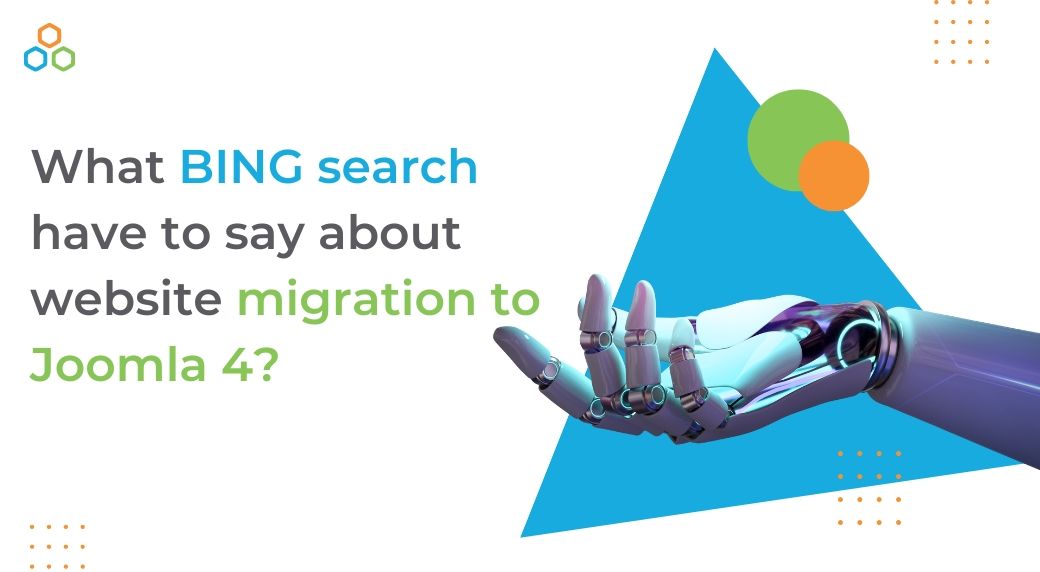 What BING search have to say about website migration to Joomla 4?