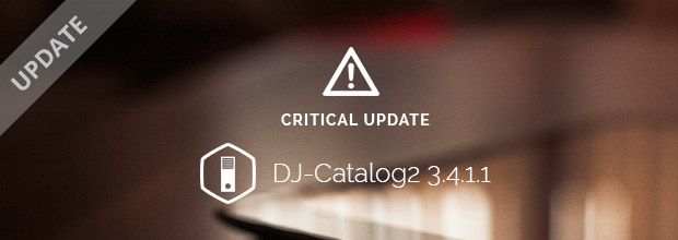 DJ-Catalog2 critical update