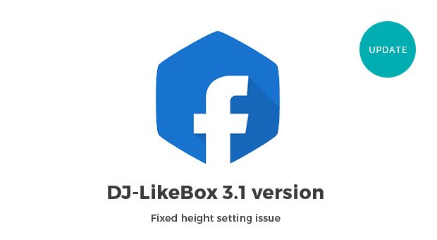 Updated DJ-LikeBox 3.1 version brings one important fix.