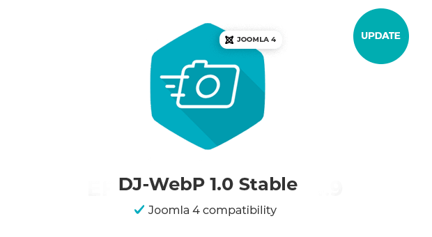 DJ-WebP 1.0 with Joomla 4 compatibility