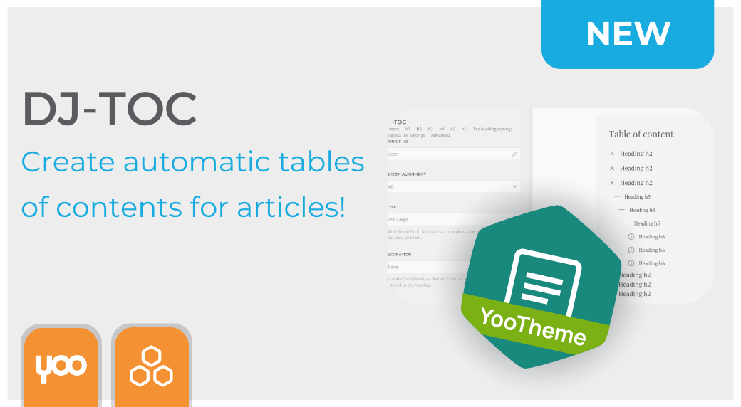 [NEW PLUGIN] Use DJ-TOC to create automatic tables of contents for Joomla articles