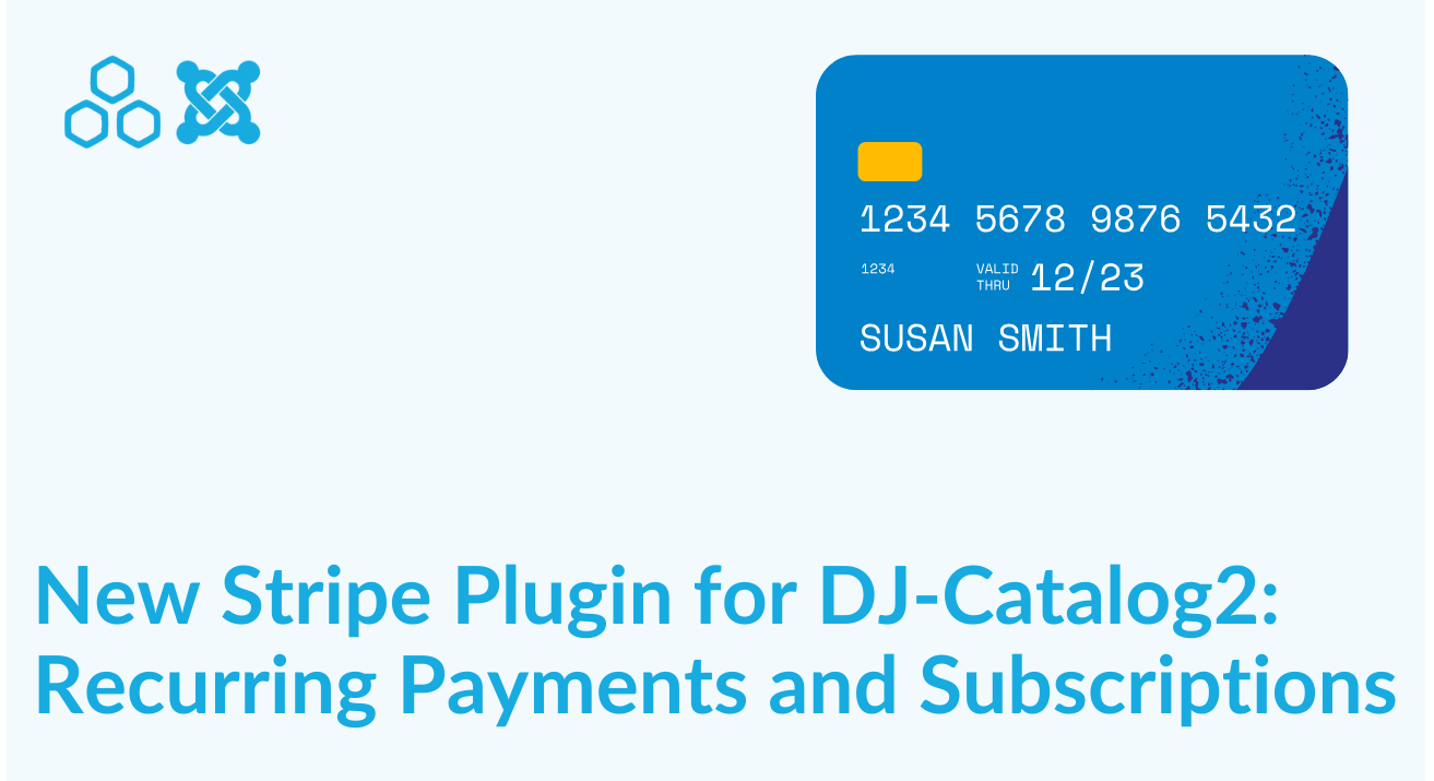 New Stripe Plugin for DJ-Catalog2