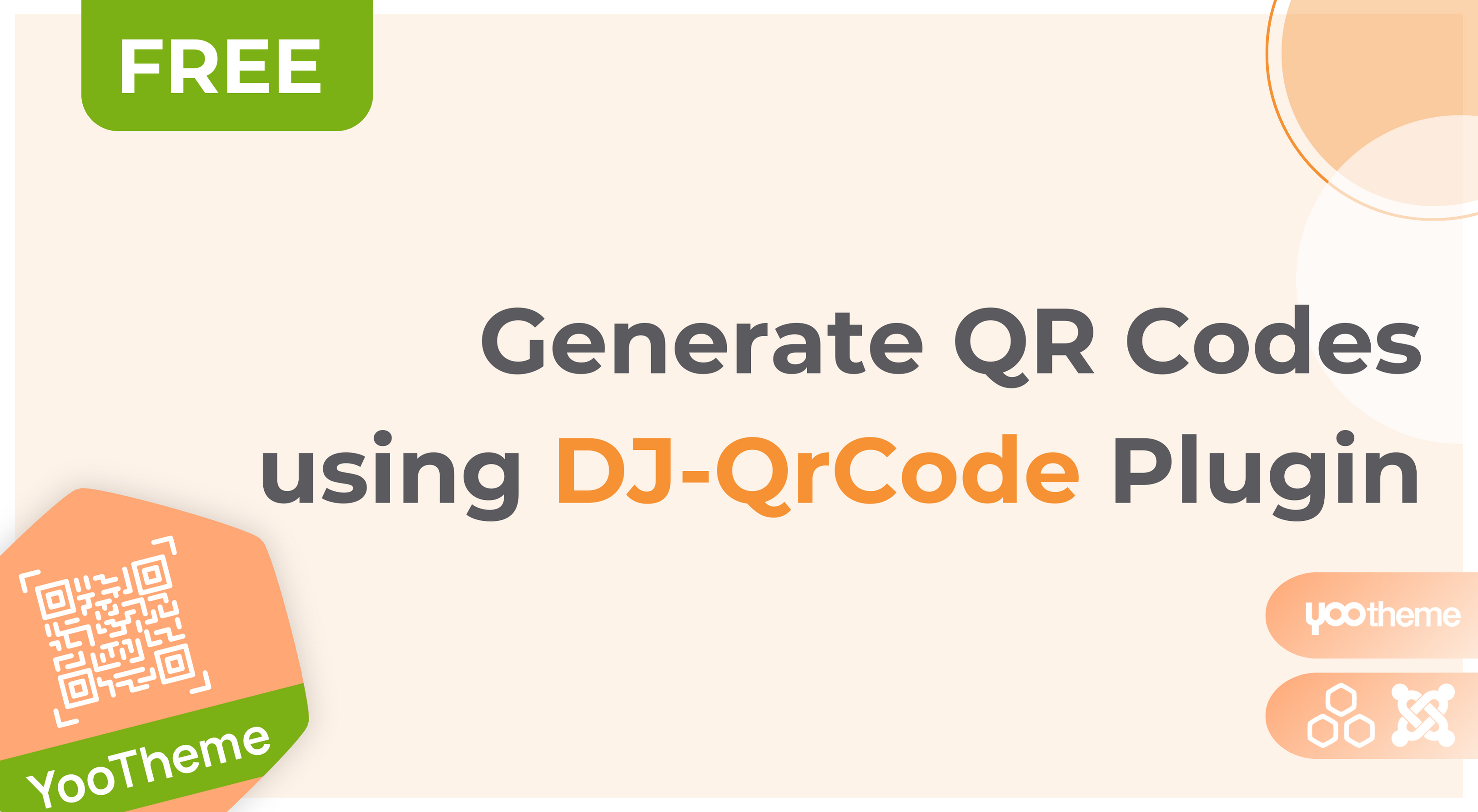 DJ-QrCode free Joomla plugin
