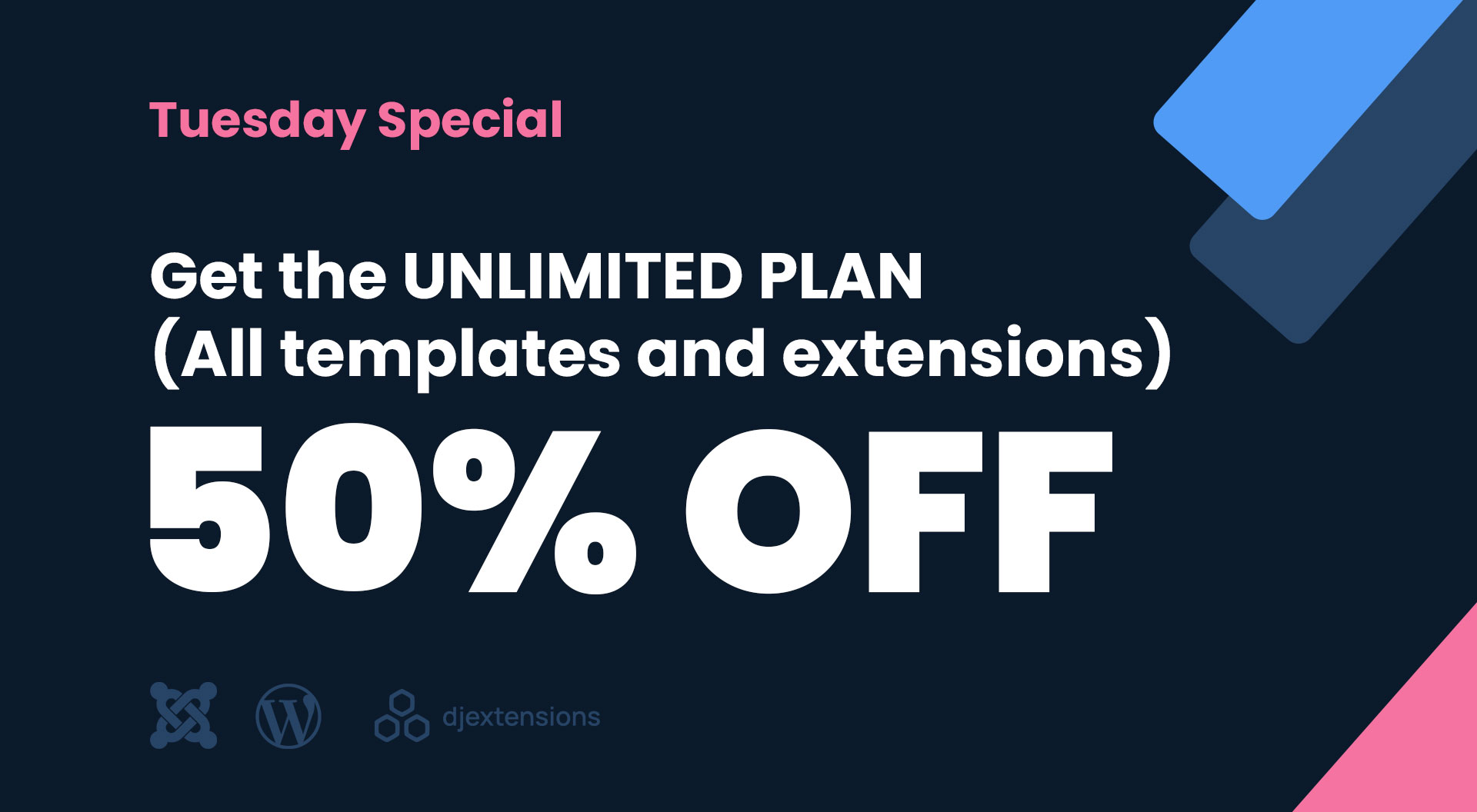 Unlimited Plan 50% OFF