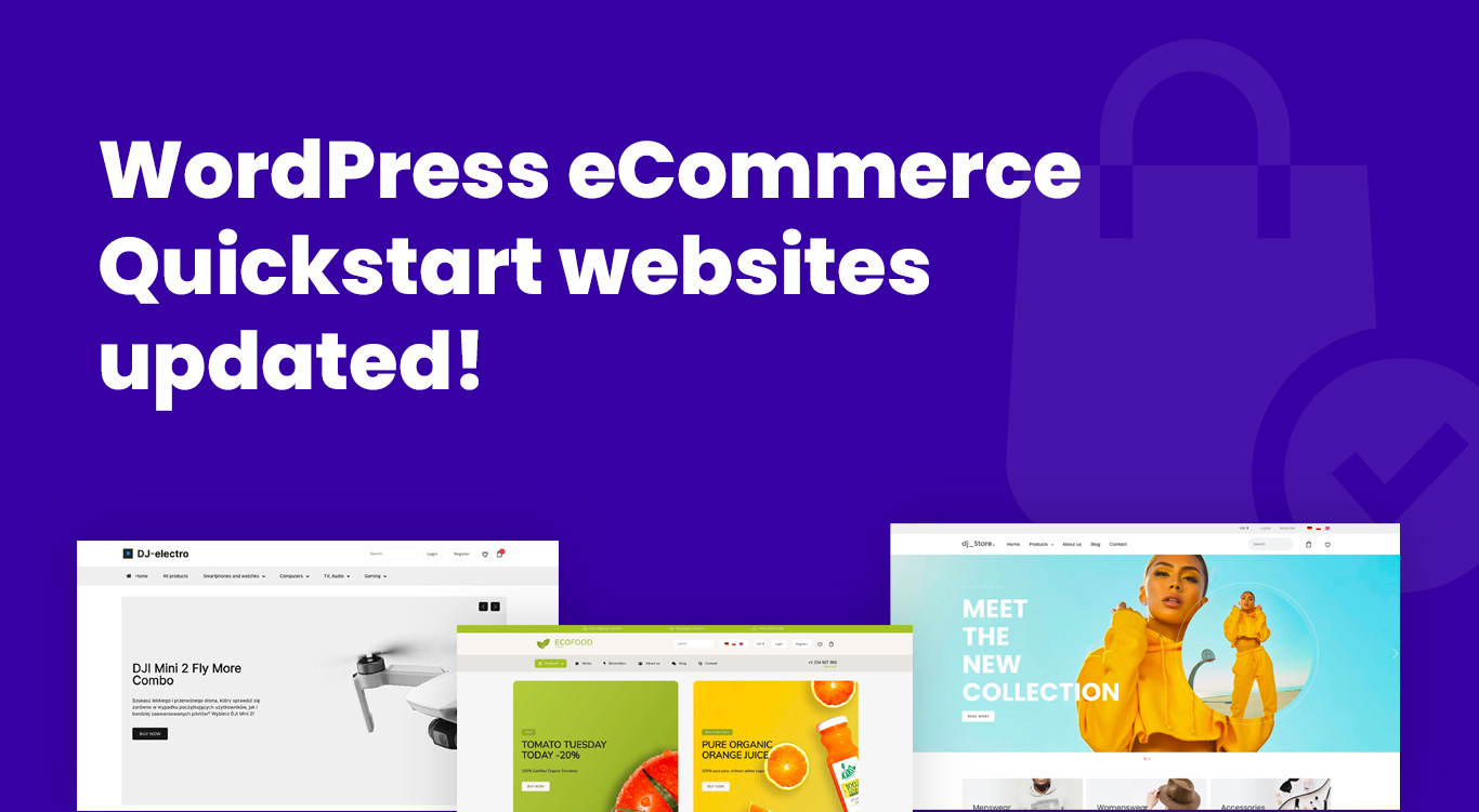 WordPress eCommerce quickstart updated