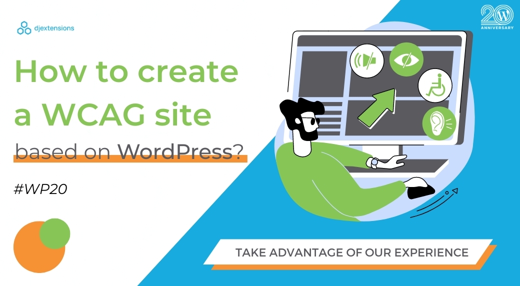 WCAG website based on WordPress