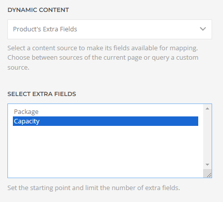 dj-catalog2 integrator with yootheme dynamic content product extra fields