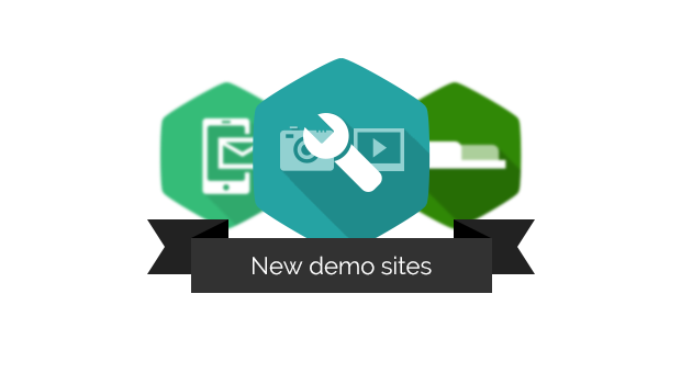 Check new demo sites for our extensions