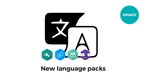 New language packs added