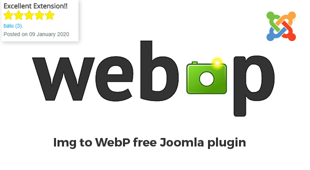 DJ-WebP - Img to WebP free Joomla plugin