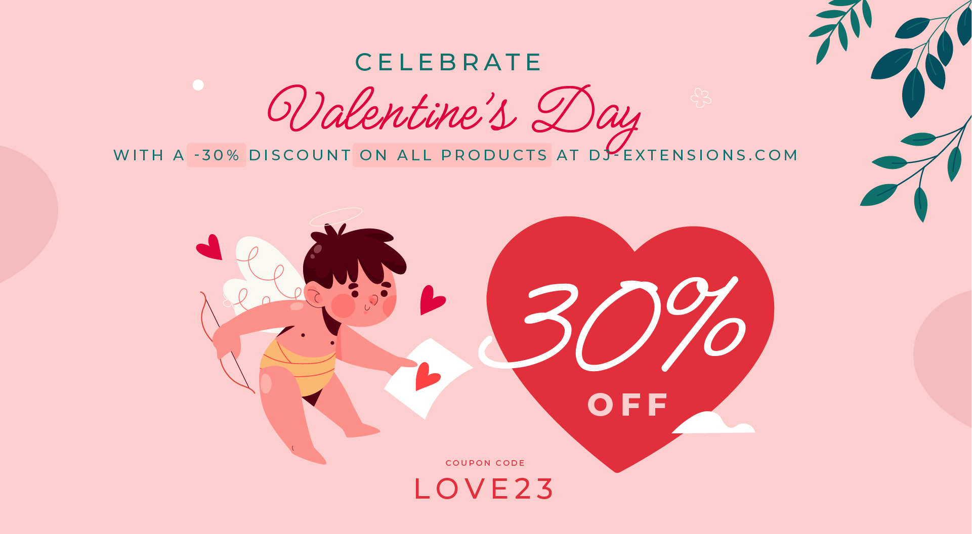 Valentine's Day Sale With Code: LOVE