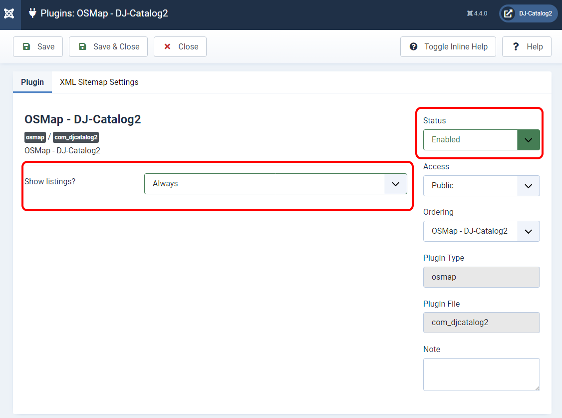 DJ-Catalog2 Knowledge Base: OSMap Plugin