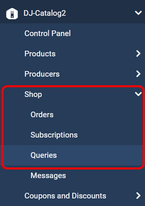 DJ-Catalog2 Knowledge Base: Exporting Orders
