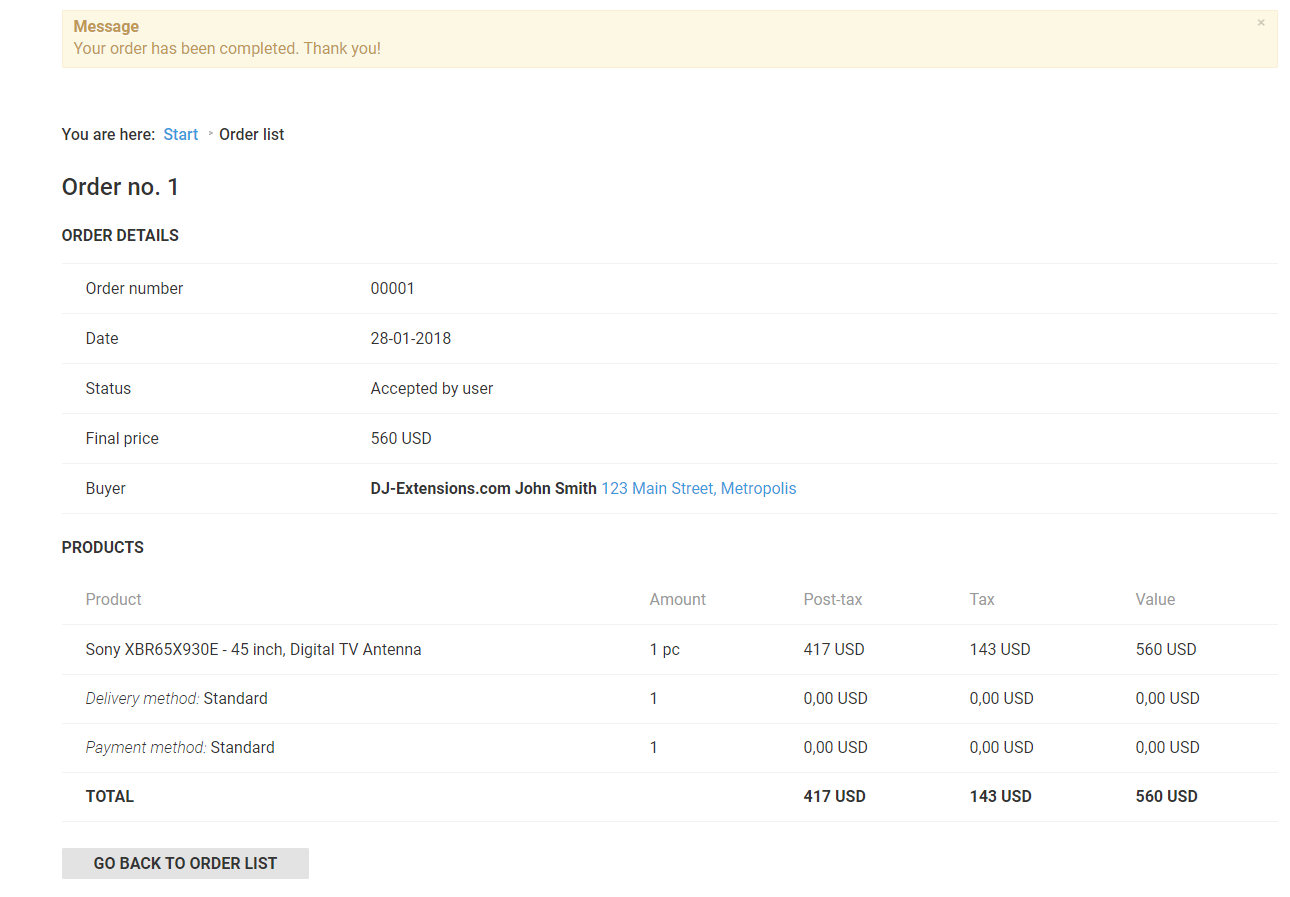 DJ-Catalog2 Knowledge Base: Shopping - Shopping Features