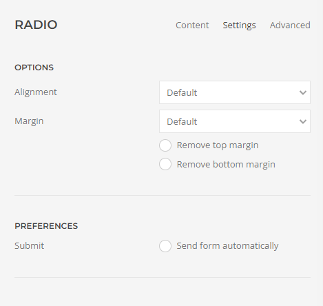 dj-catalog2 integrator with yootheme dynamic content additional elements for yootheme filter radio element settings