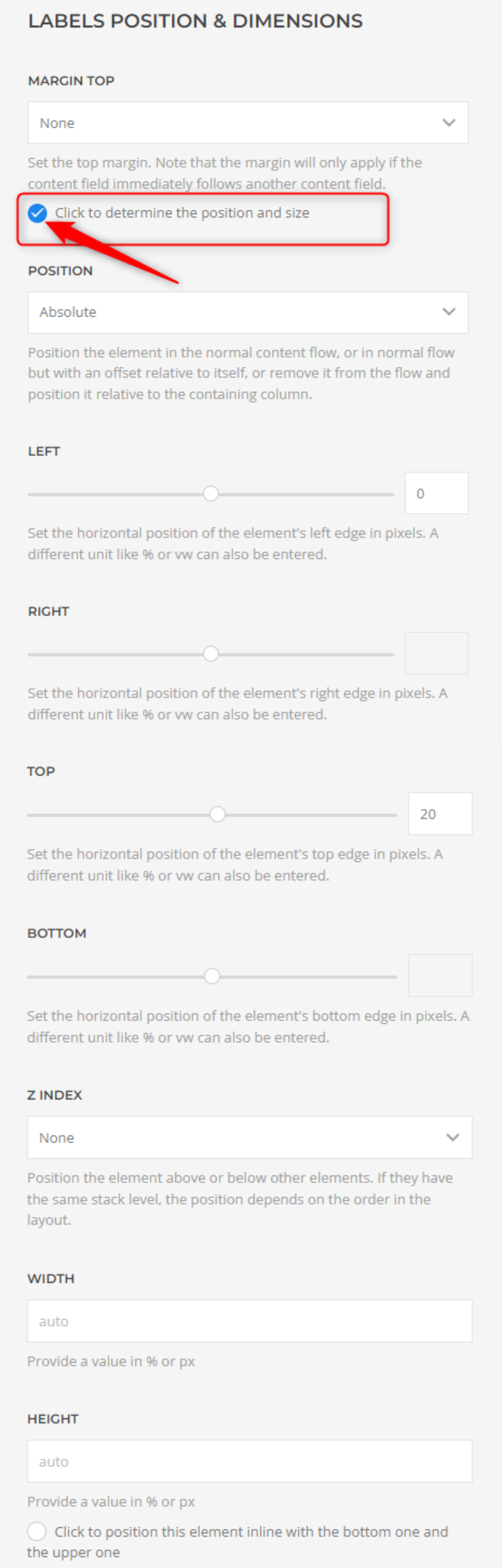 dj-catalog2 integrator with yootheme add extended produts grid element settings labels options