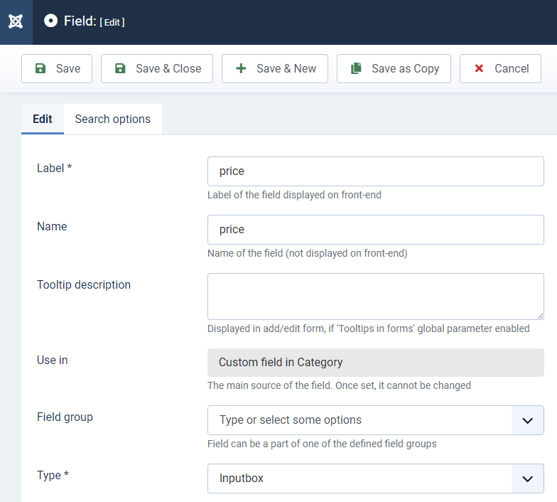 DJ-Classifieds: Use Price & Contact Fields as Custom Fields