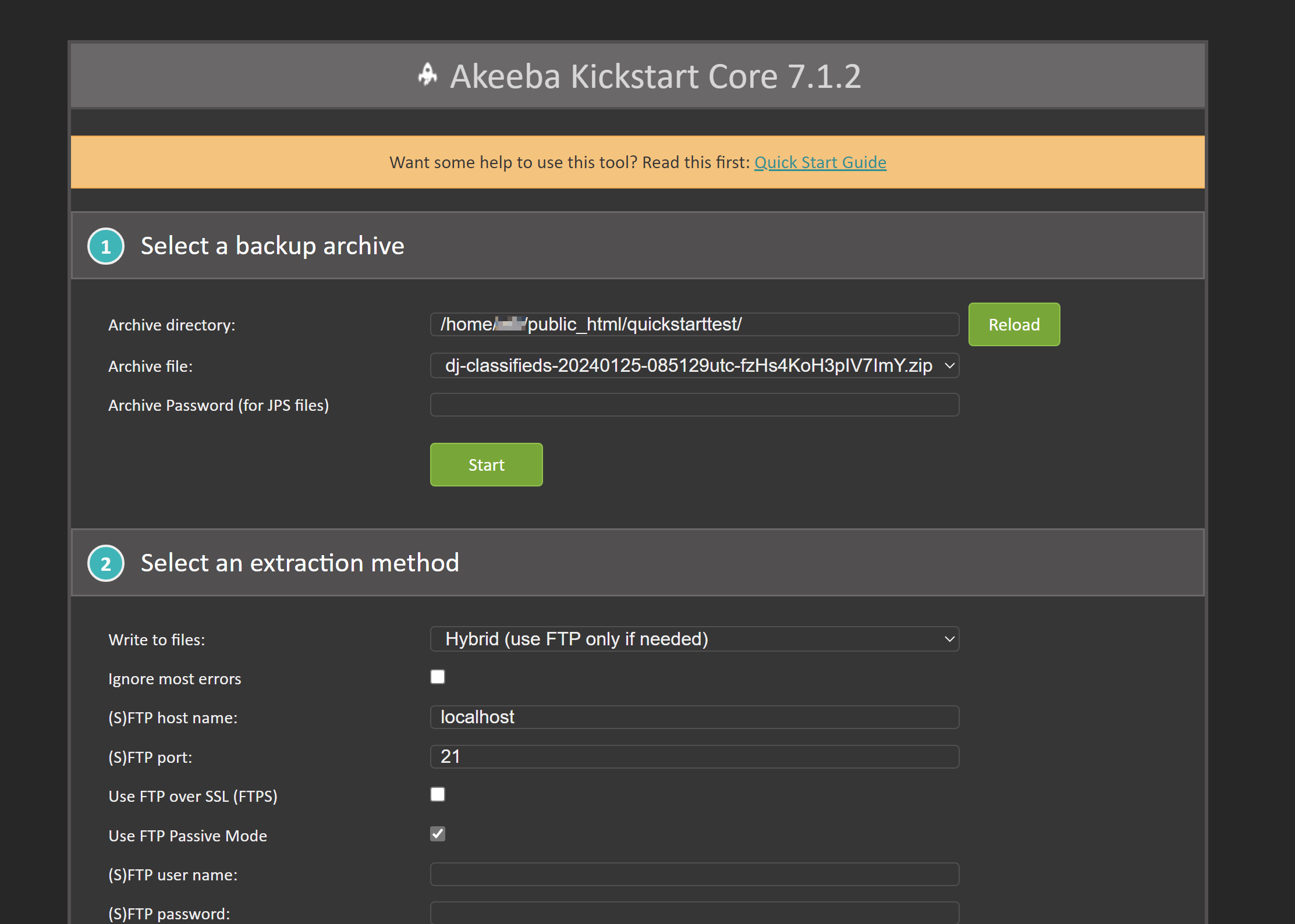 Installing the DJ-Classifieds Quickstart Package: Knowledge Base
