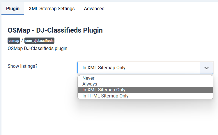DJ-Classifieds Knowledge Base: Integrations - OSMap Plugin