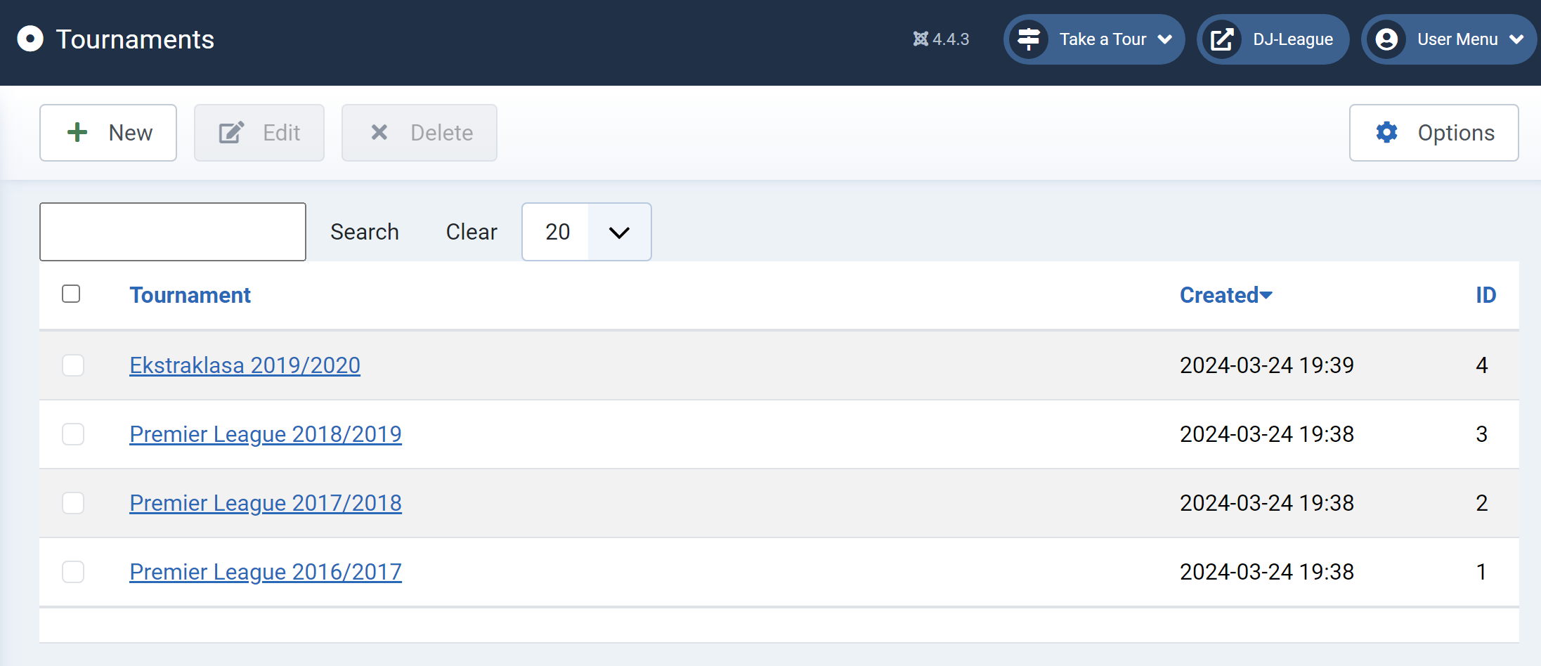 DJ-League Knowledge Base: Component