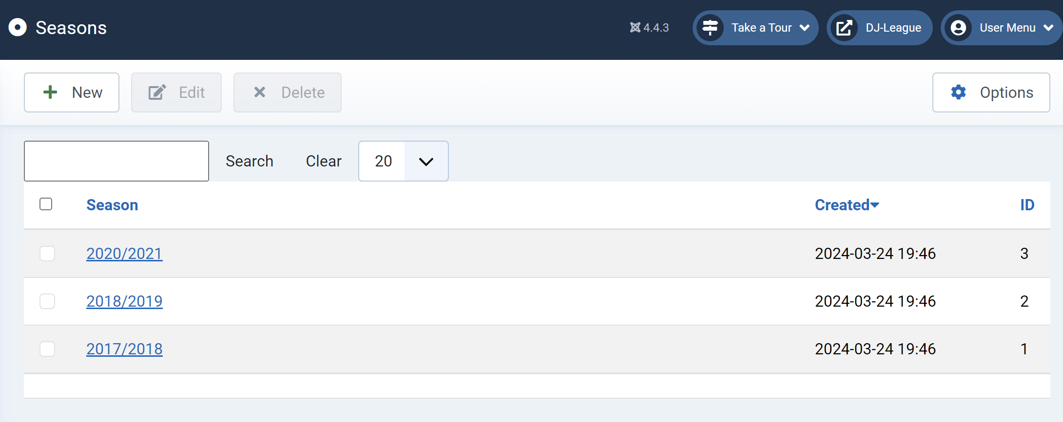 DJ-League Knowledge Base: Component