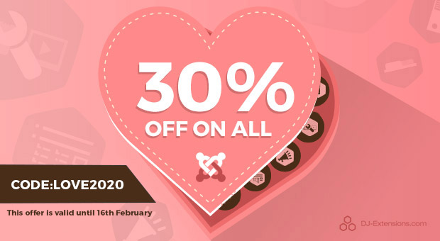 Happy Valentine S Day 2020 Joomla Extensions 30 Off