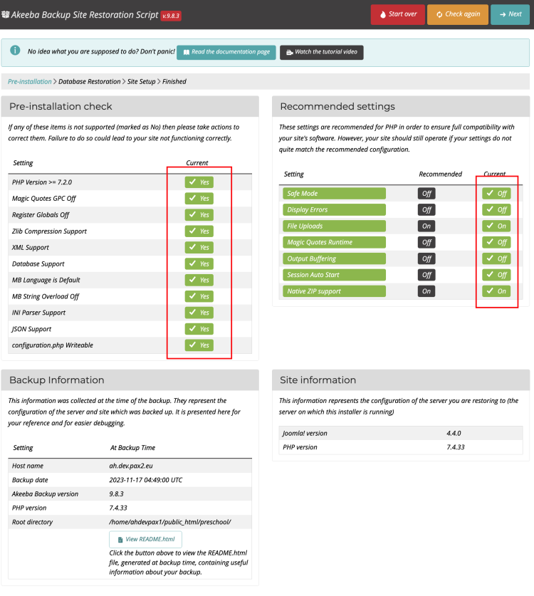 DJ-PreSchool Knowledge Base: Quickstart Installation