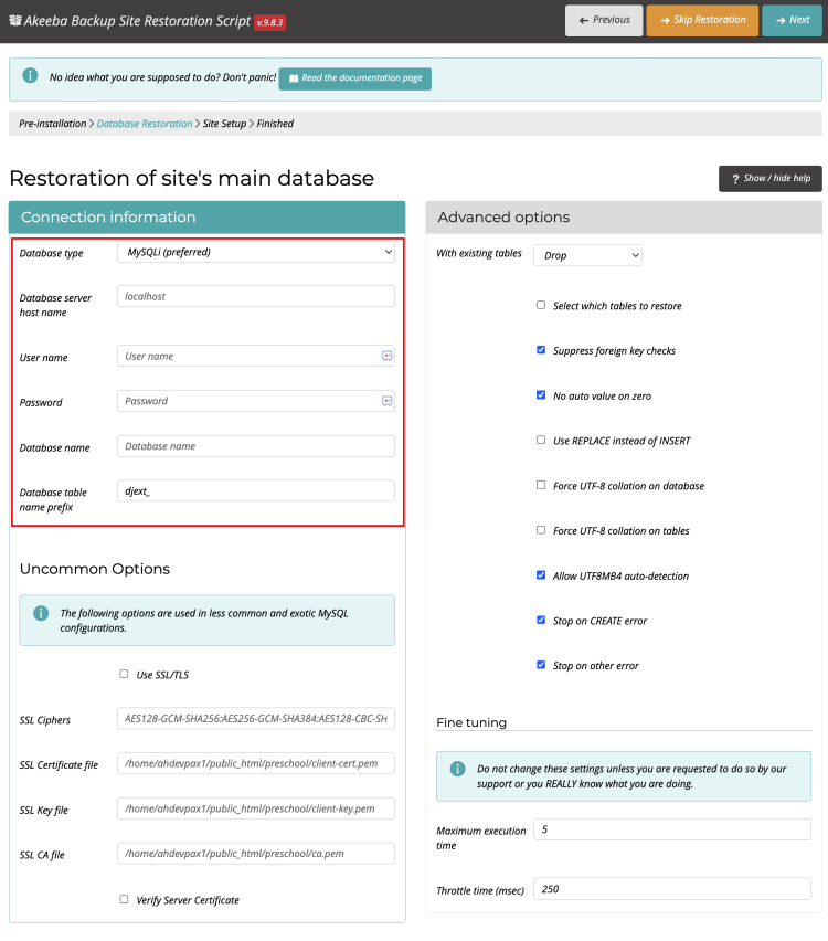 DJ-PreSchool Knowledge Base: Quickstart Installation
