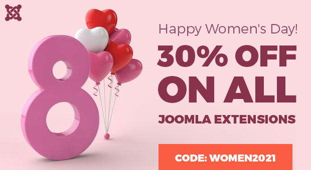 Happy Women's Day: Save 30% OFF storewide