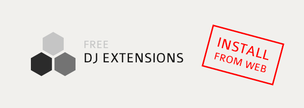 Extensions available through "Install from web"