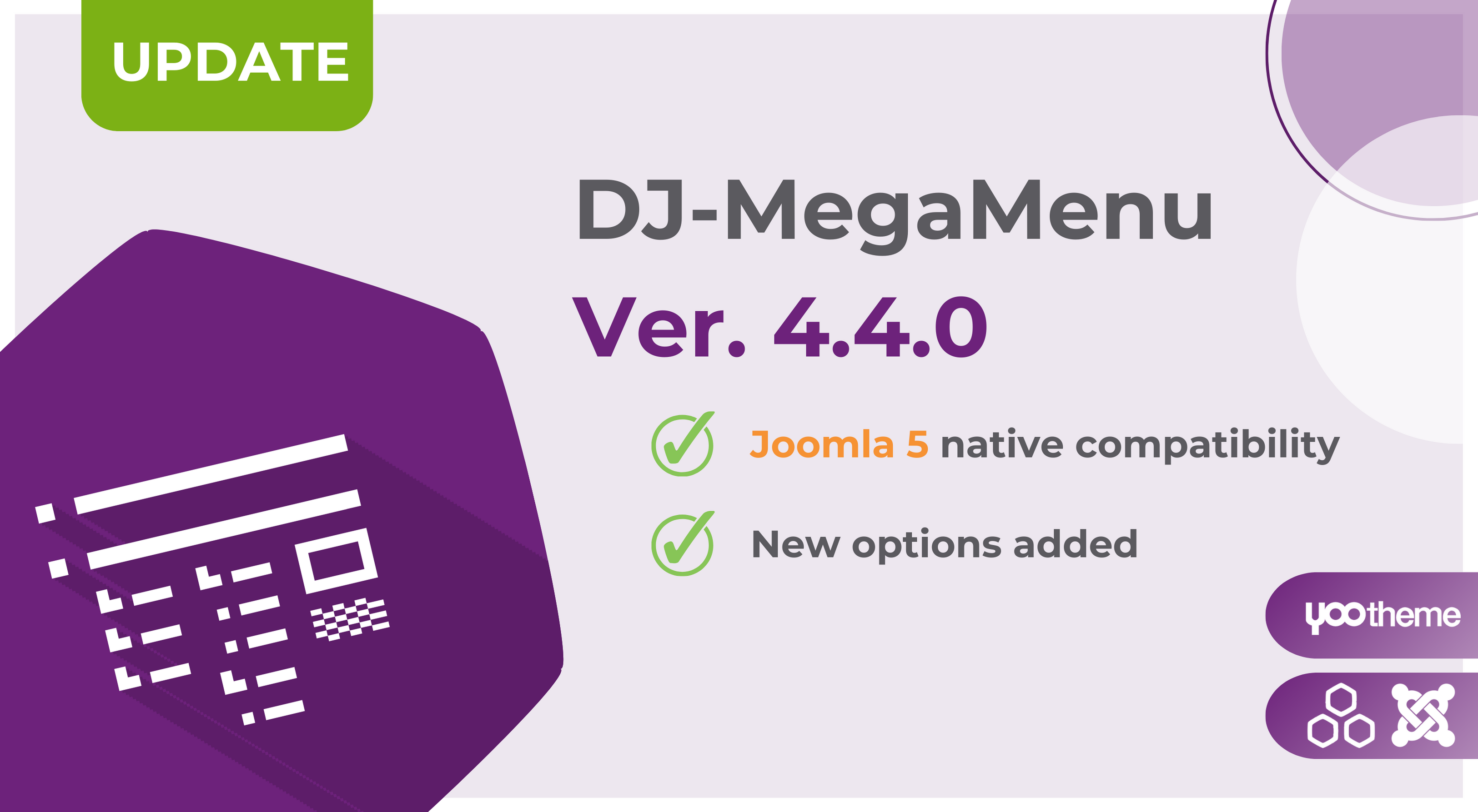 Upgrade Alert: DJ-MegaMenu 4.4.0 Unveils Full Compatibility with Joomla 5!