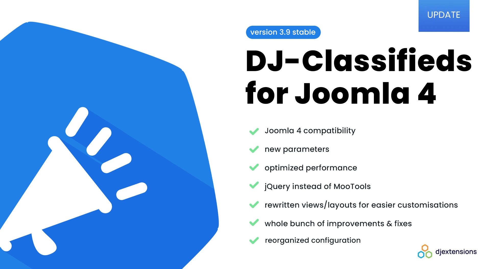 DJ-Classifieds update with the Joomla 4 compatibility!