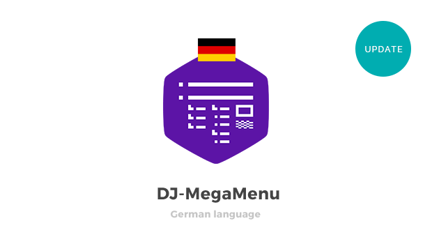 Updated German language pack for DJ-MegaMenu
