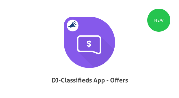 Introducing "Offers" - New DJ-Classifieds App