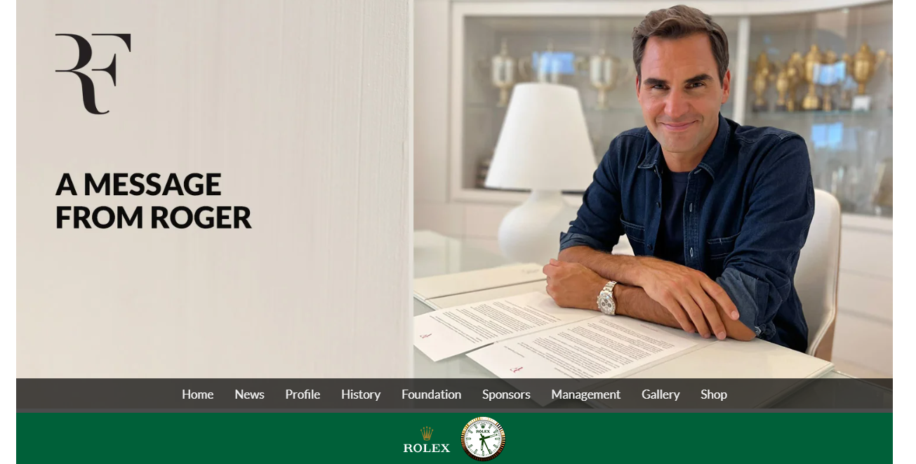 Roger Federer site