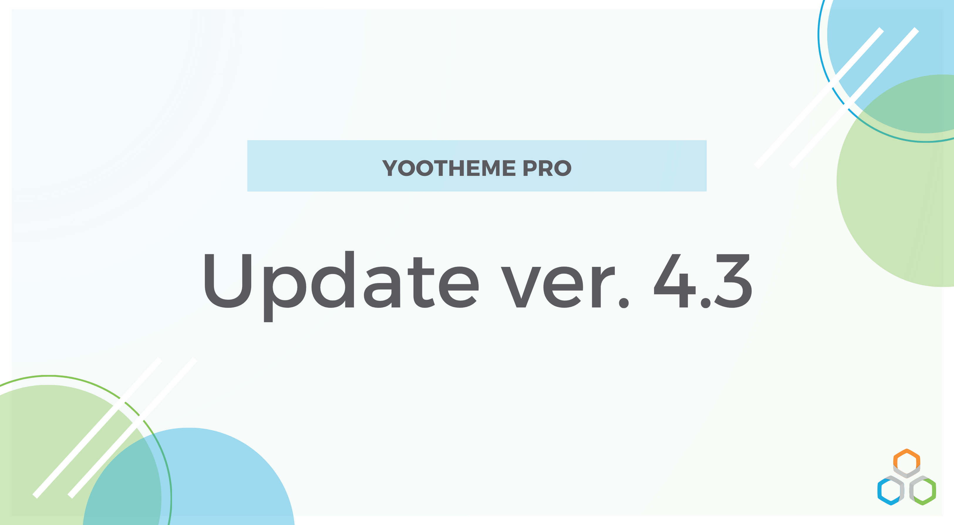 YOOtheme Pro update - meet new features introduced in the version 4.3