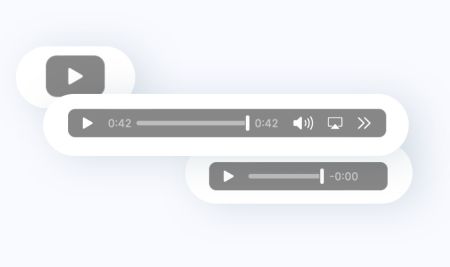 dj-audiolist audio playback view