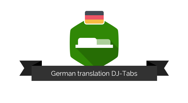 German language pack for DJ-Tabs