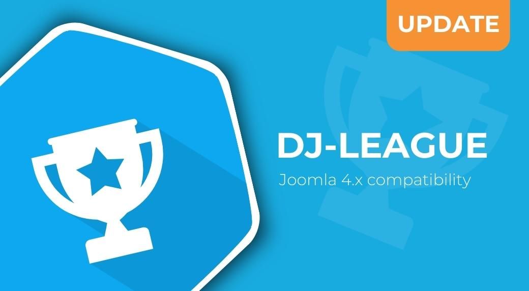 [UPDATE] DJ-League: free Joomla sports extension with the Joomla 4.x compatibility