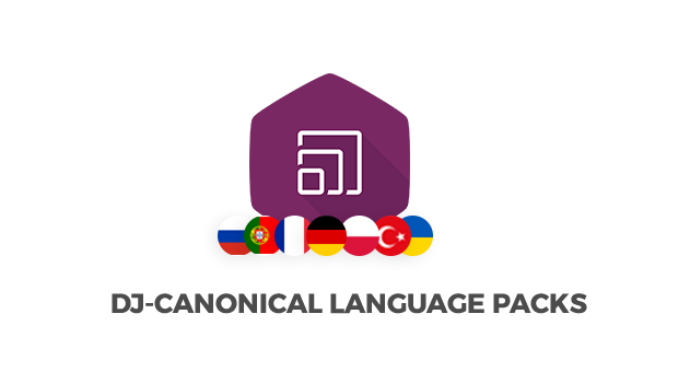 Language packs for DJ-Canonical plugin