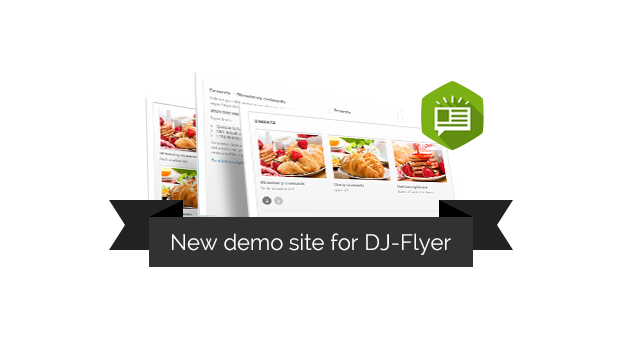 Check new demo site for DJ-Flyer
