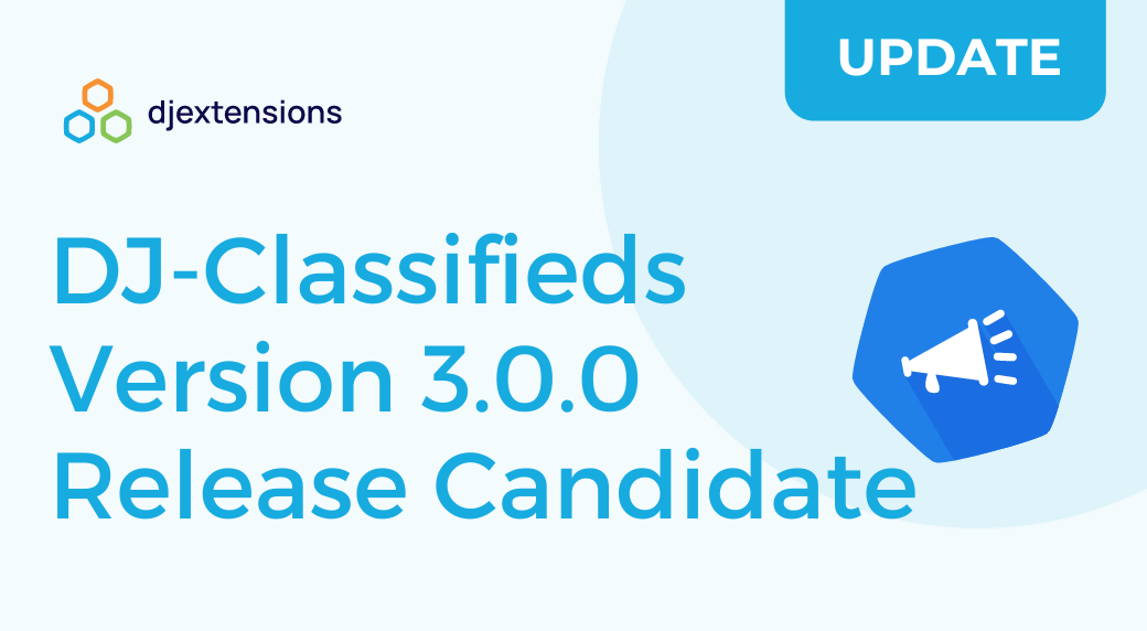 dj-classifieds 3.0.0 release candidate