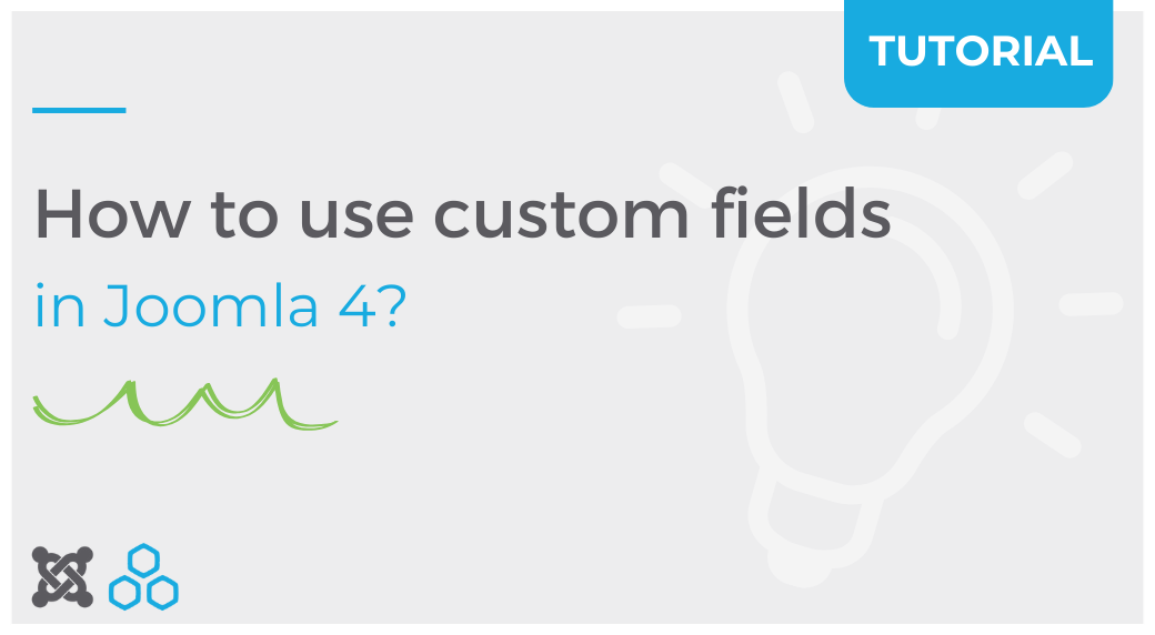 How to use custom fields in Joomla 4?